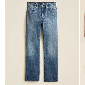 J.Crew Nipped straight jean in rigid Reagan Wash Size 25. NWT!!!